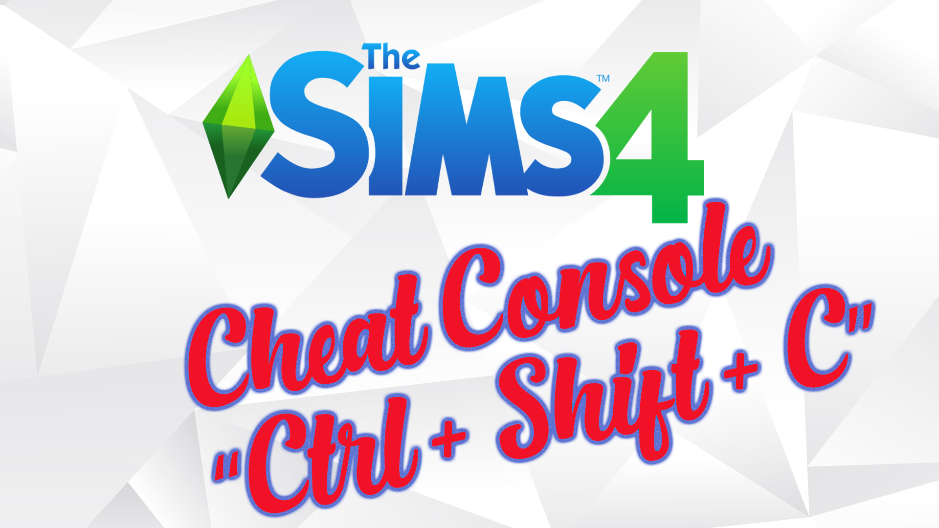how to cheat in sims 4 with console