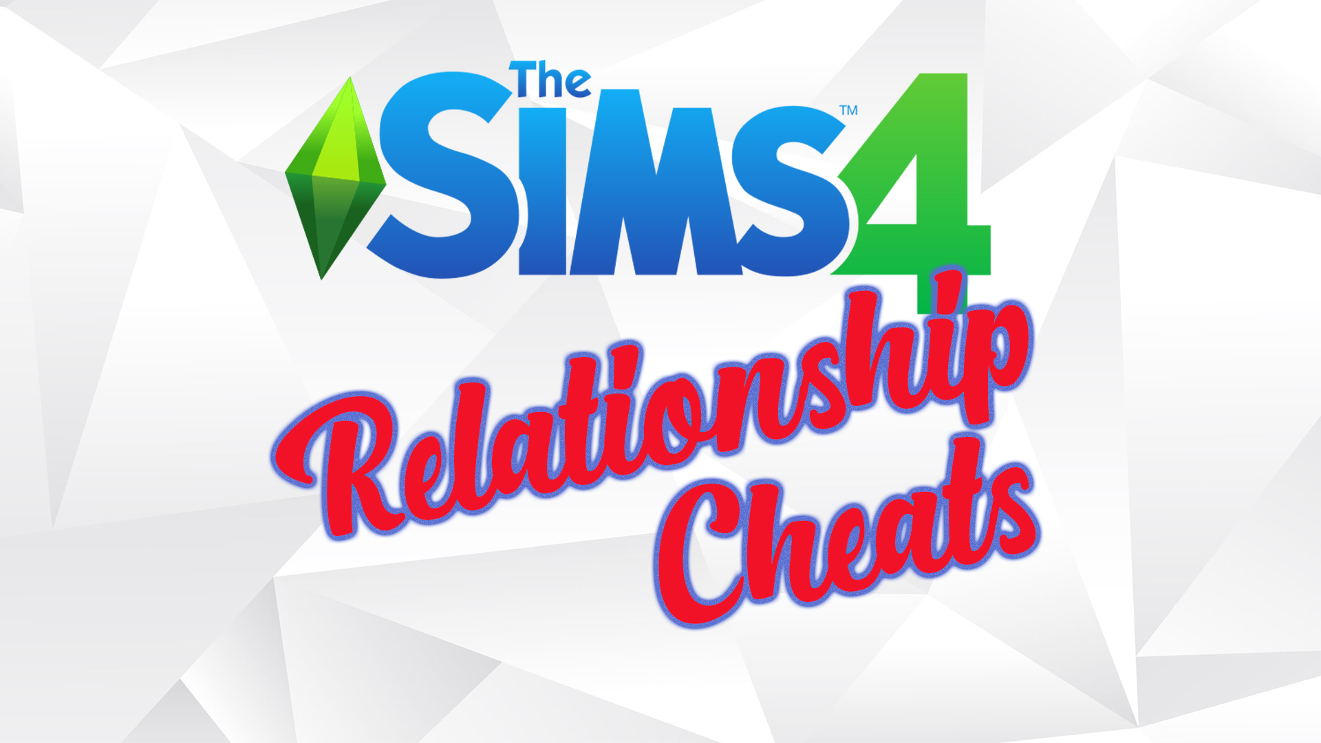 4 cheat sims modify relationships The Sims