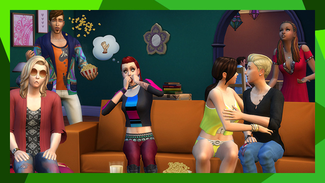 The Sims 4 Movie Hangout Stuff Pack - MiCat Game