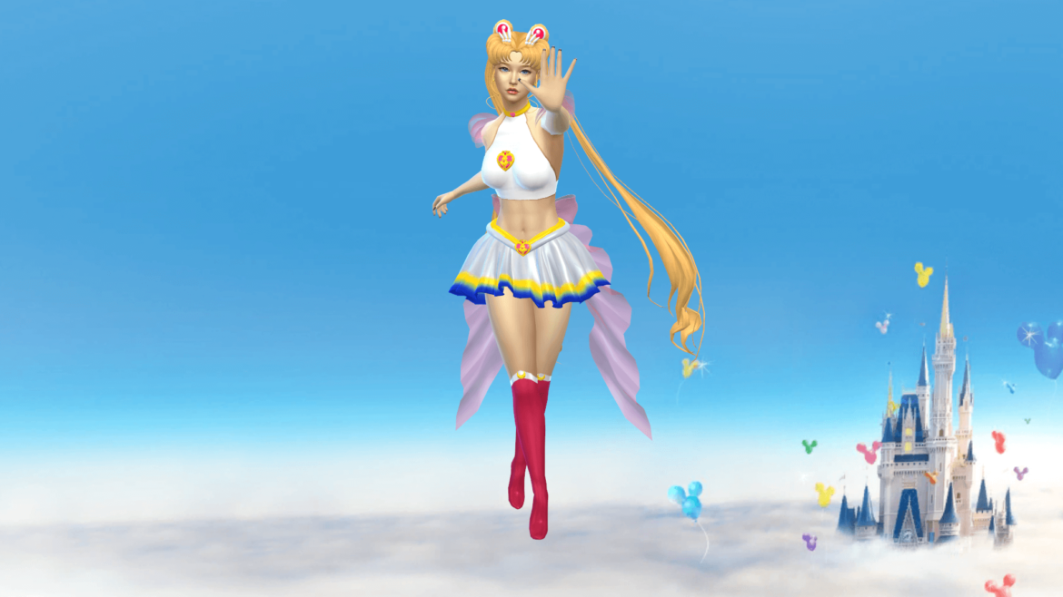 Sims 4 CAS Background Disney