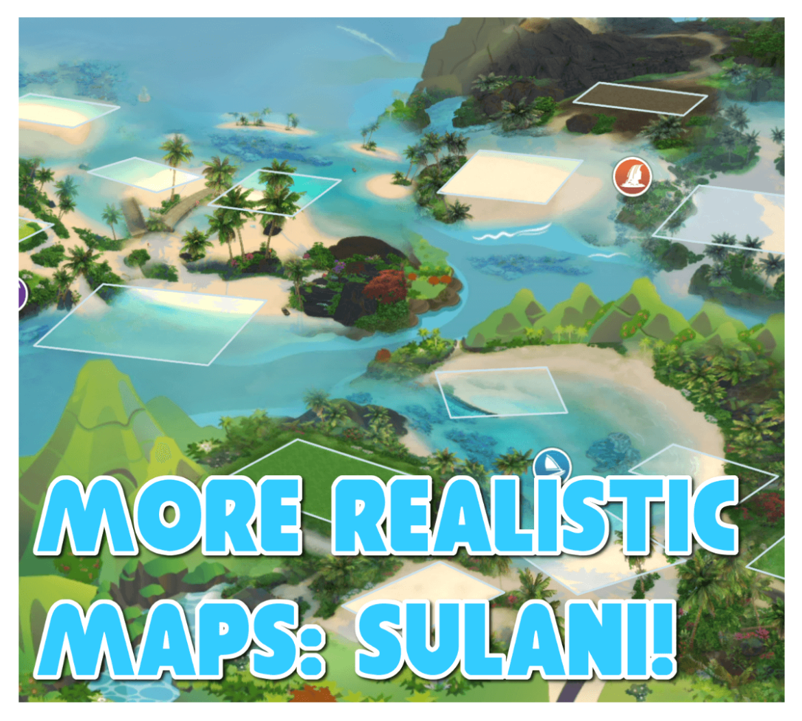 Sims 4 Sulani Realistic Map Override