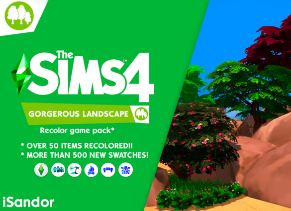 Gorgerous landscape | Recolor pack | Gardening stuff