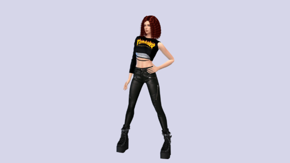 Sims 4 CAS Background Pastel Purple