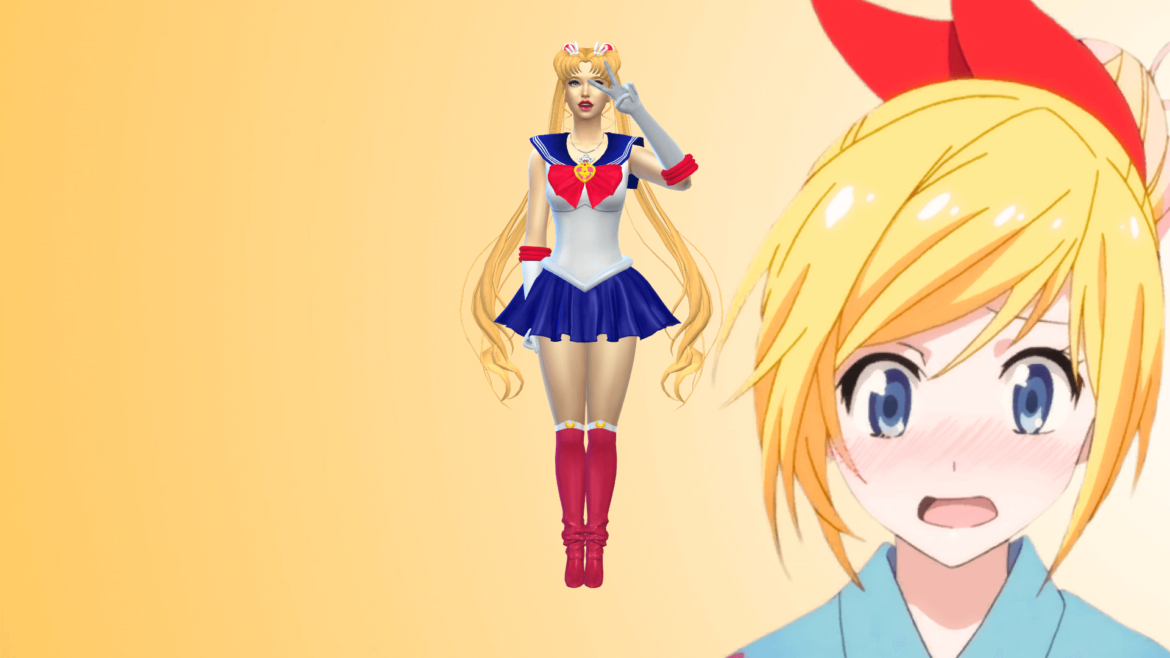 Sims 4 Cas Background Yellow Anime