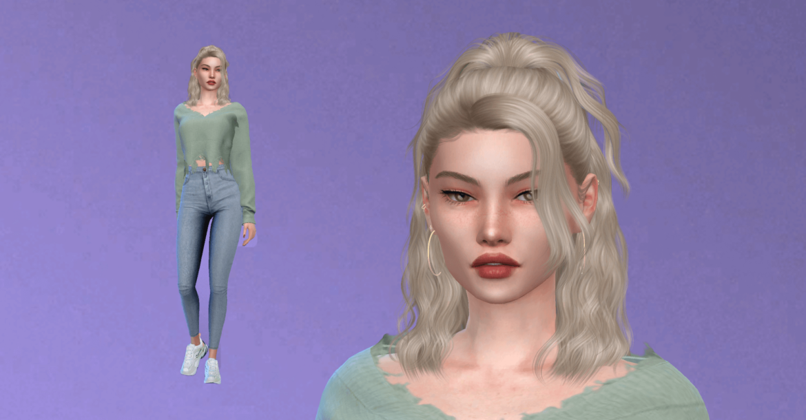 The Sims 4 Lookbook Vanessa CC