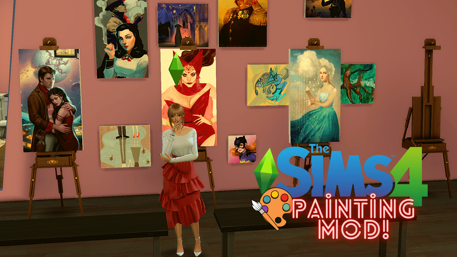 The Sims 4 Painting Mod Download - MiCat Game -download-mod