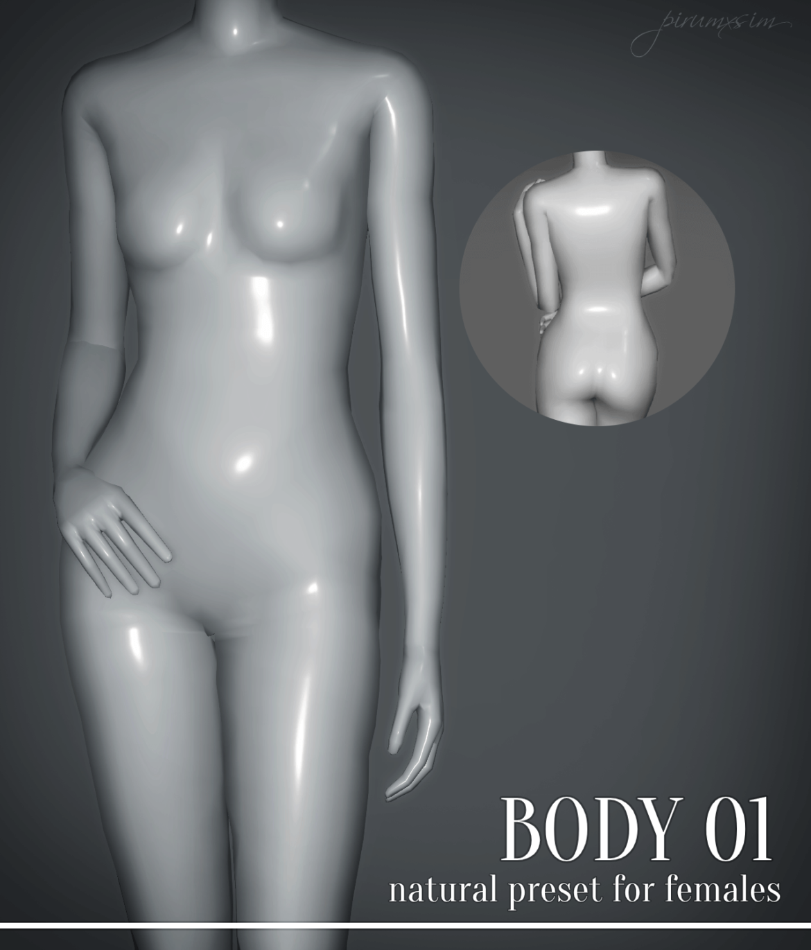 Sims 4 Presets & Sliders – BODY PRESET 01