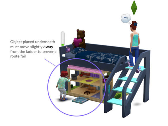 The Sims 4 Bunk Bed for Toddler & Child