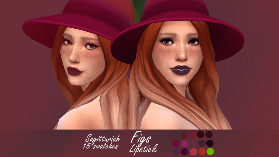 Sims 4 Makeup cc – Figs Lipstick