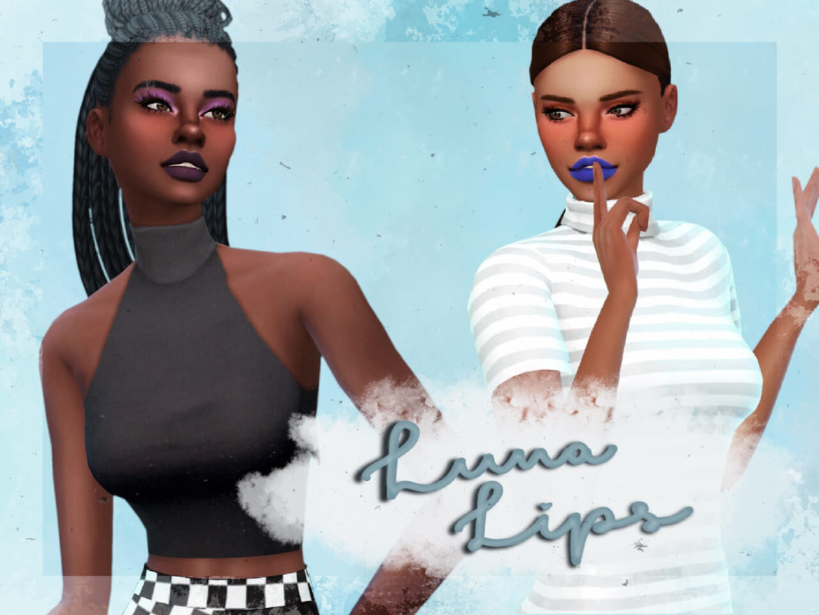 Sims 4 Makeup cc – LUNA LIPS