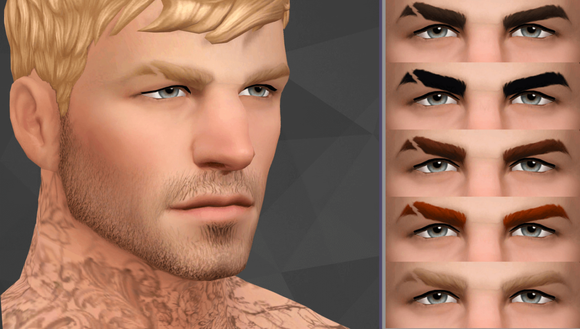 sims 4 maxis match eye brows
