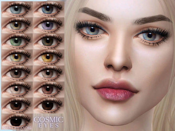 Sims 4 Eye Color cc – Cosmic Eyes N158