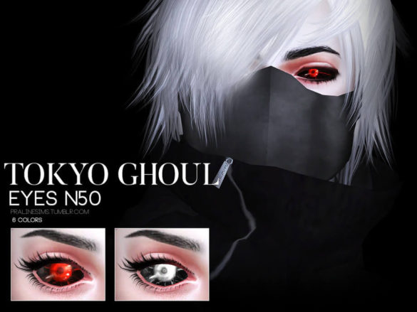 Sims 4 Eye Color cc – Tokyo Ghoul Eyes