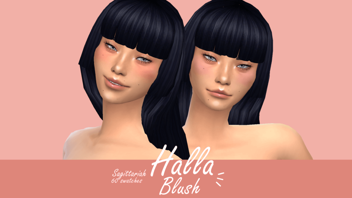 Sims 4 Makeup cc – Halla Blush Subtle