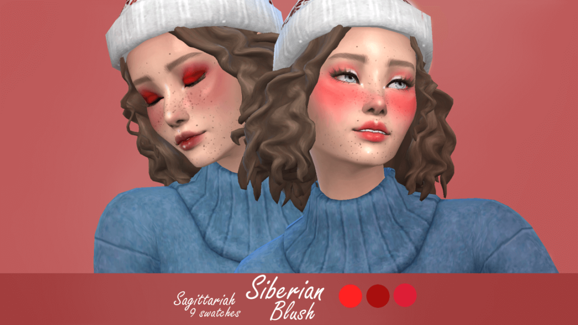 Sims 4 Makeup cc – Siberian Intense Blush