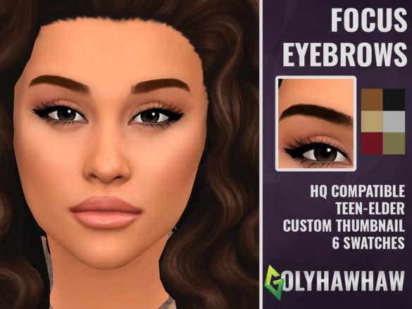 Sims 4 Makeup cc – Focus Eyebrow