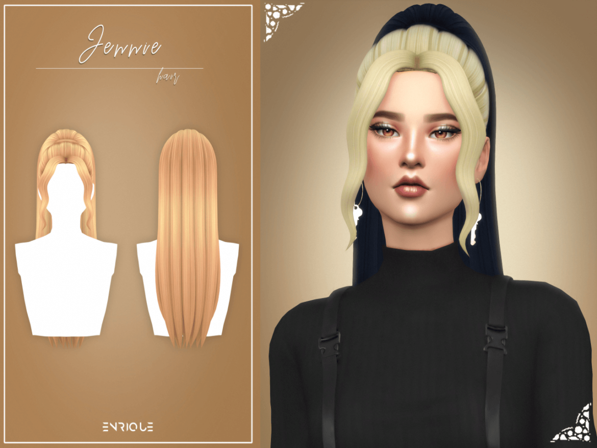 Sims 4 Maxis Match – Jennie Hair