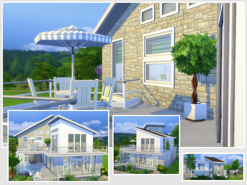 Sims 4 Modern house