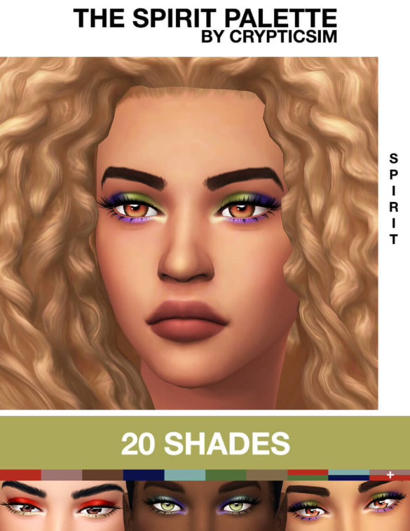 Sims 4 Makeup cc – THE SPIRIT PALETTE