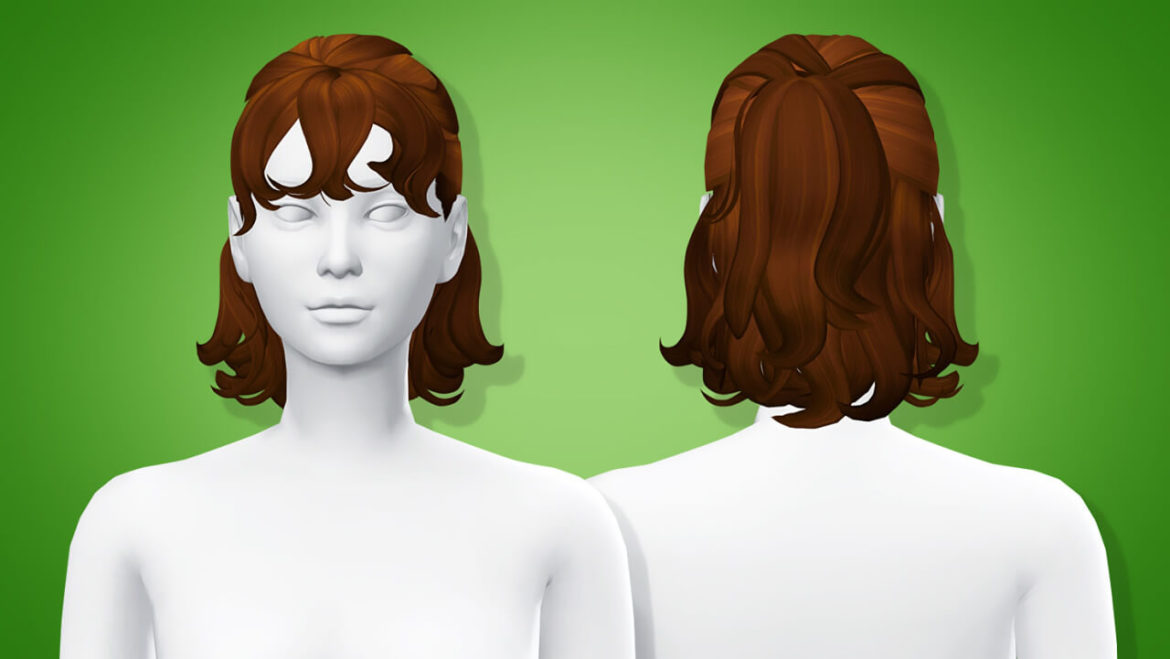 Sims 4 Maxis Match Hair – WINGSSIMS’ WINGS-ON0918