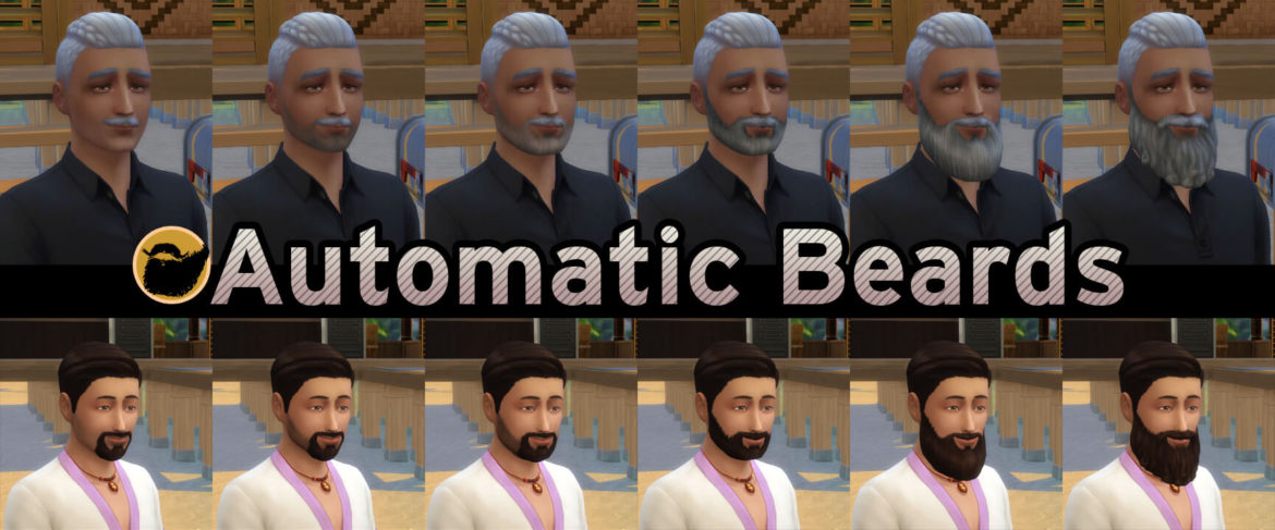 Automatic Beards Mod for The Sims 4