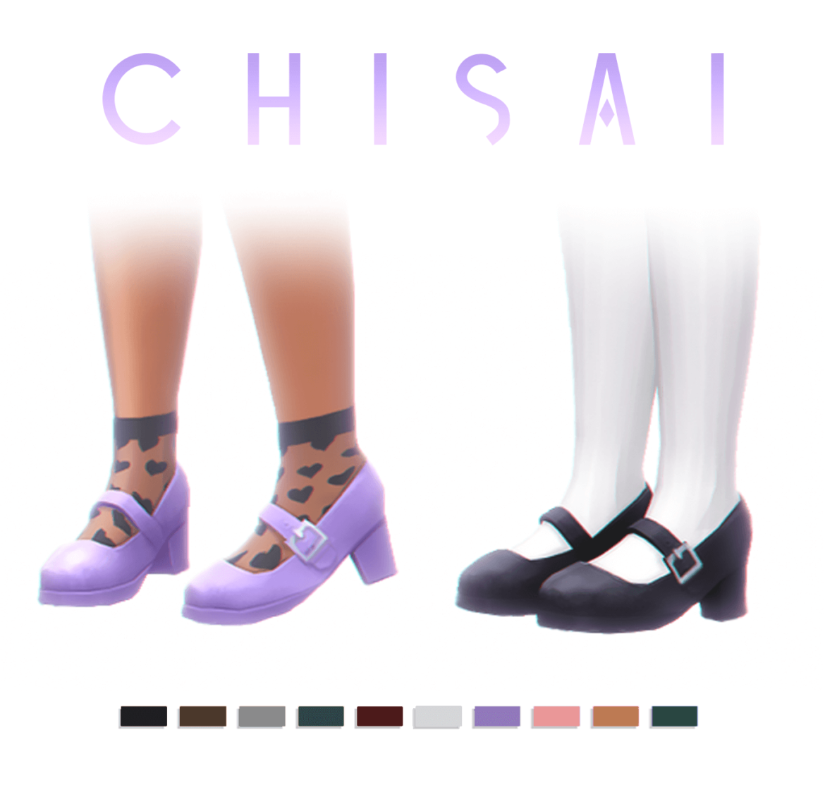 Sims 4 Chisai Shoes