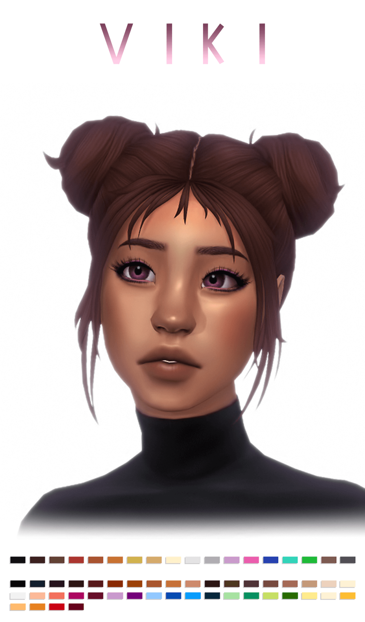 Sims 4 Viki Hair