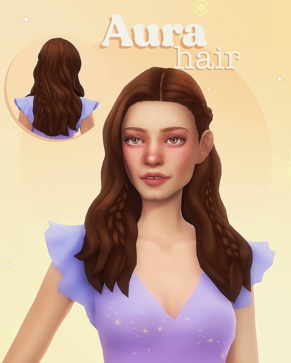 Sims 4 Aura hair