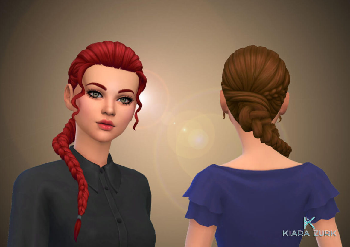 Sims 4 Maxis Match Hair – Angela Braid