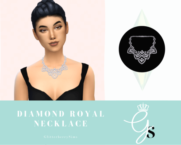 Sims 4 Accessories cc – Diamond Necklace