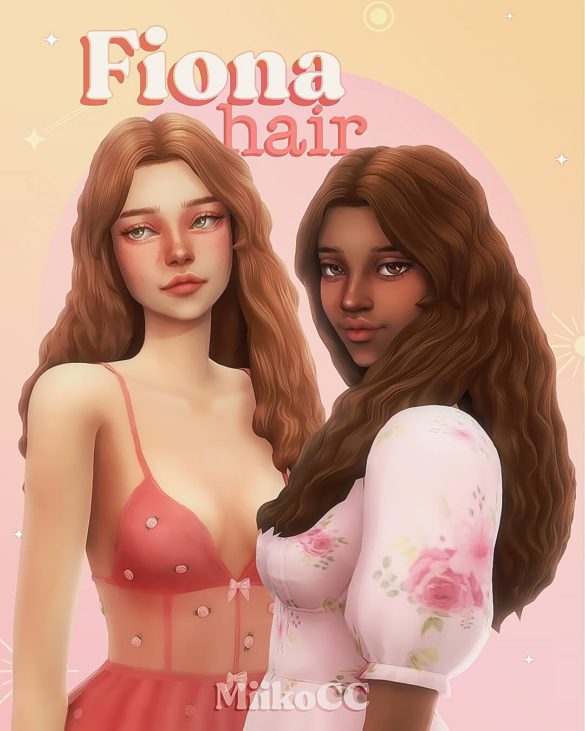 Sims 4 Fiona hair