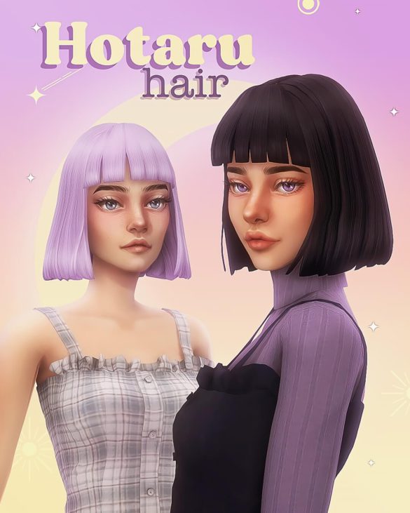 Sims 4 Hotaru hair