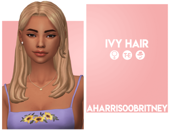 Sims 4 Maxis Match Hair – Ivy Hair
