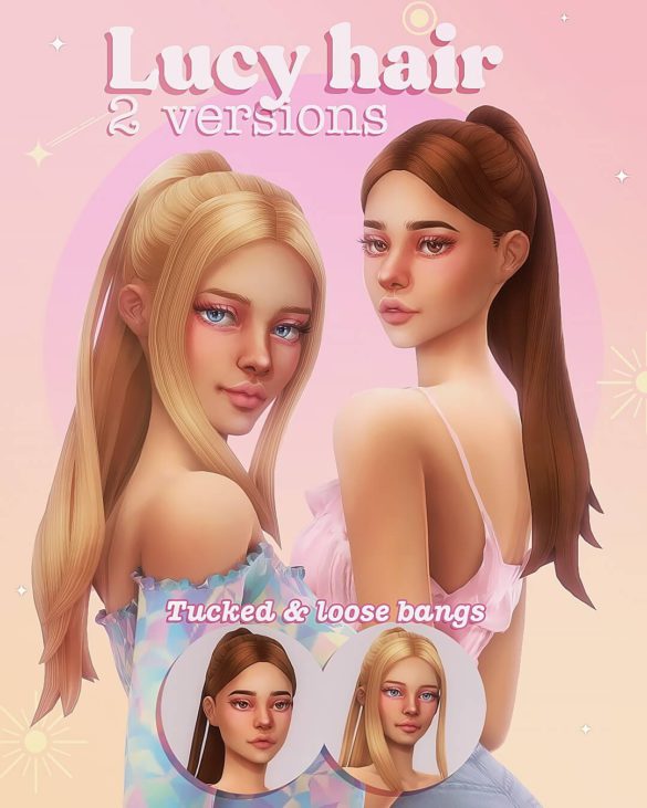 Sims 4 Lucy hair