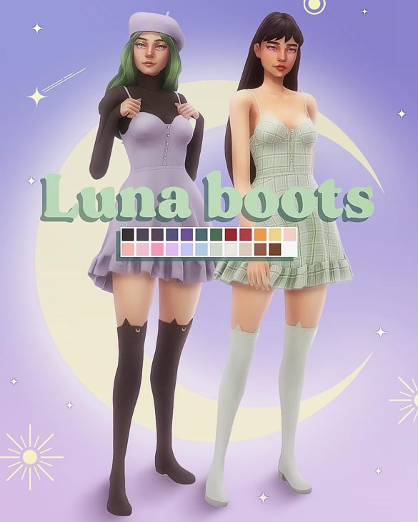 Sims 4 Luna boots