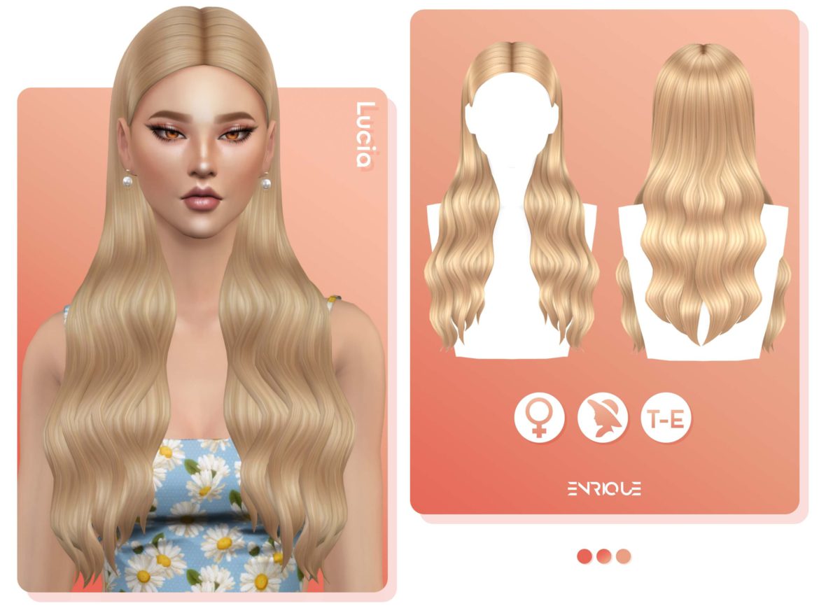 Sims 4 Lucia Hairstyle