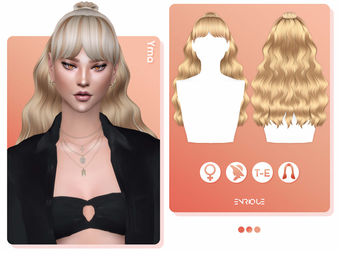 Sims 4 Yma Hairstyle