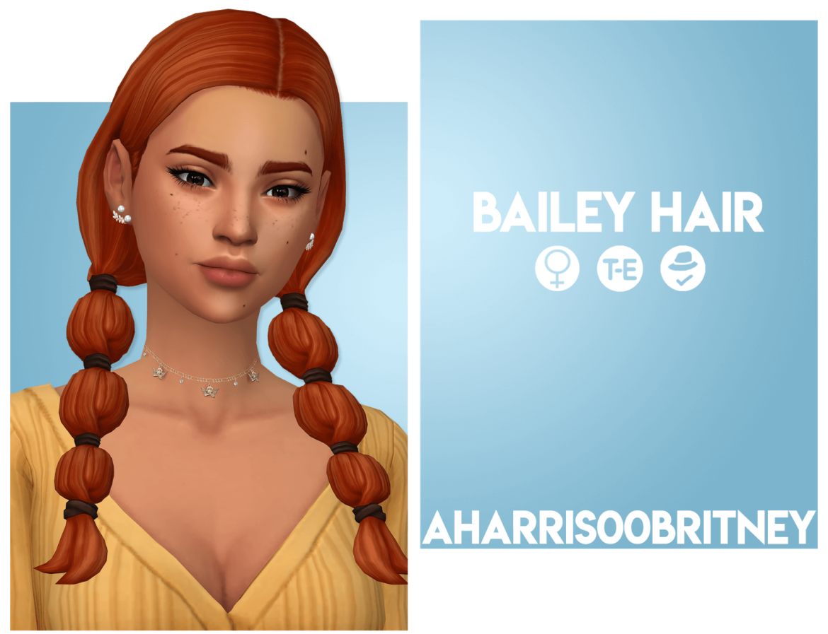 Sims 4 Bailey Hair
