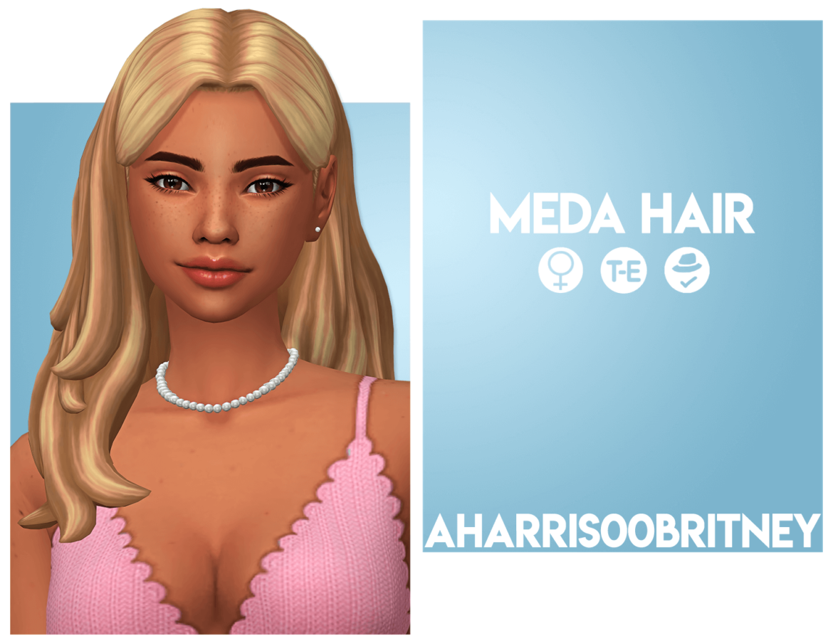 Sims 4 Meda Hair