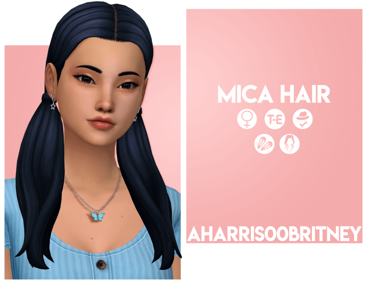 Sims 4 Mica Hair