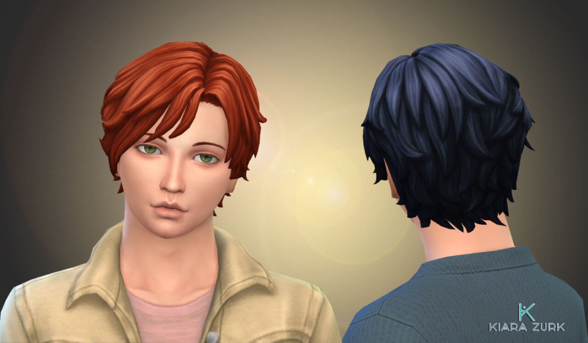 Sims 4 Maxis Match Hair – Romano Vargas Hairstyle