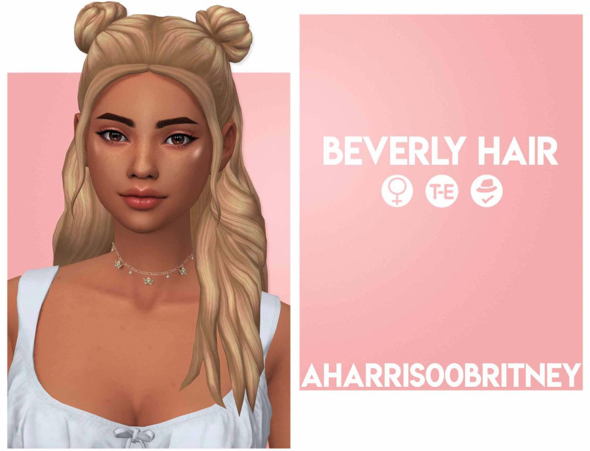 Sims 4 Beverly Hair - MiCat Game