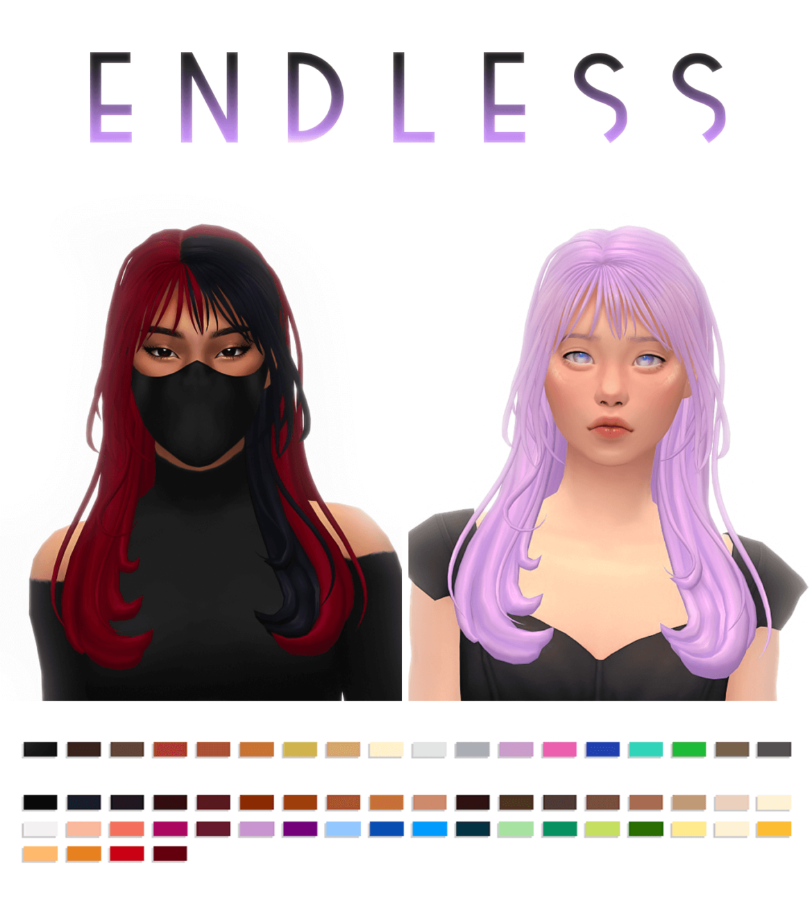 Sims 4 Endless Hair