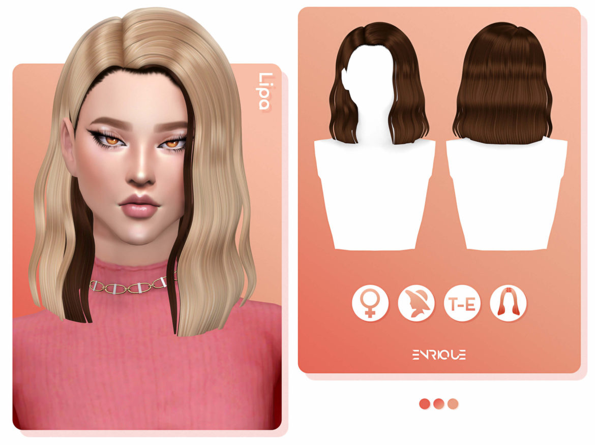 Sims 4 Lipa Hairstyle