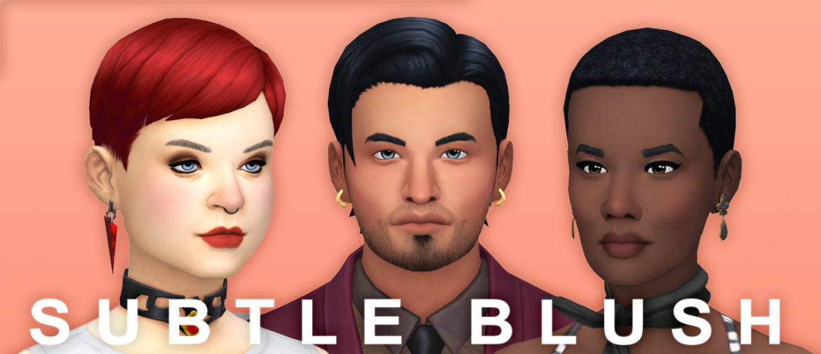 Sims 4 Makeup cc – Subtle Blush