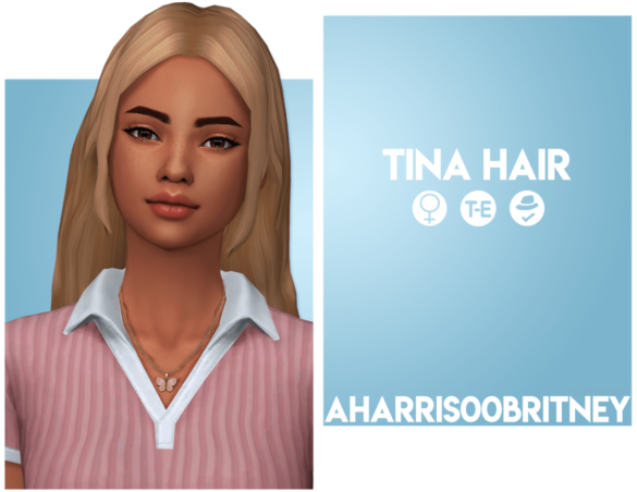 Sims 4 Maxis Match Hair – Tina Hair