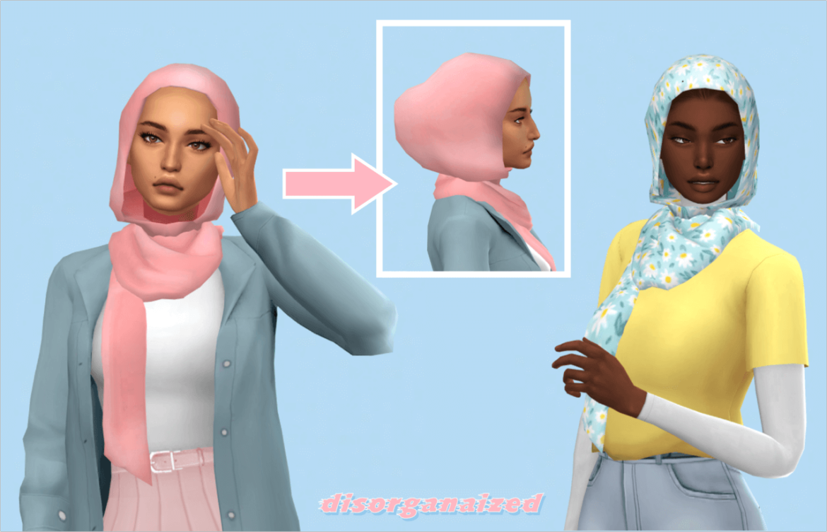 Sims 4 Accessories cc – hijab
