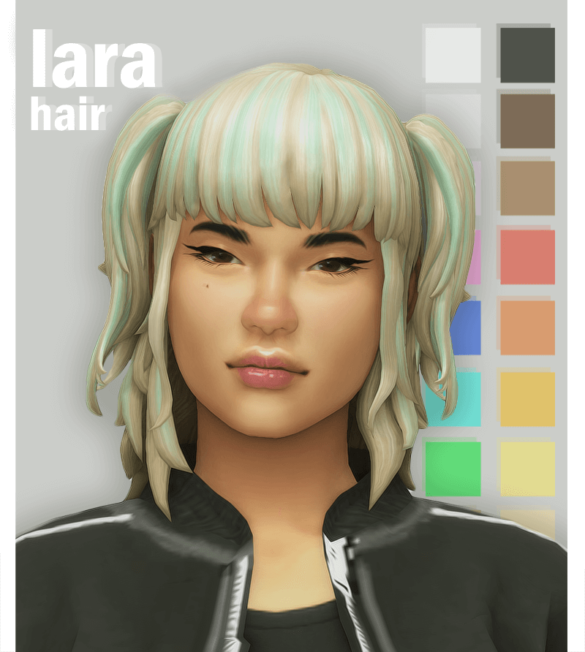 Sims 4 Maxis Match Hair – lara hair