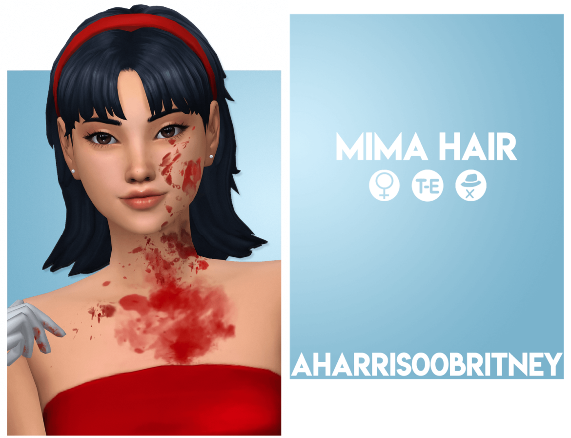 Sims 4 Mima Hair
