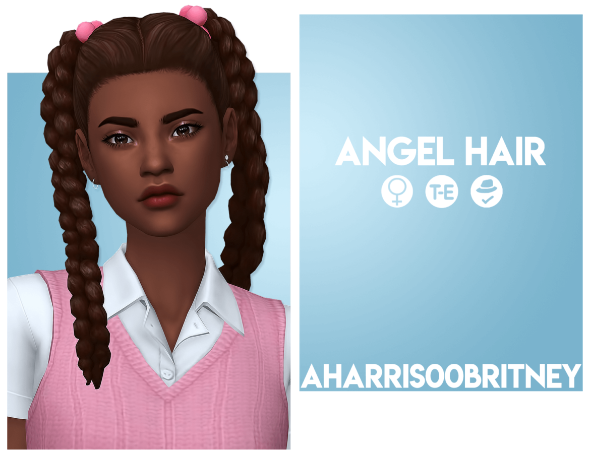 Sims 4 Angel Hair